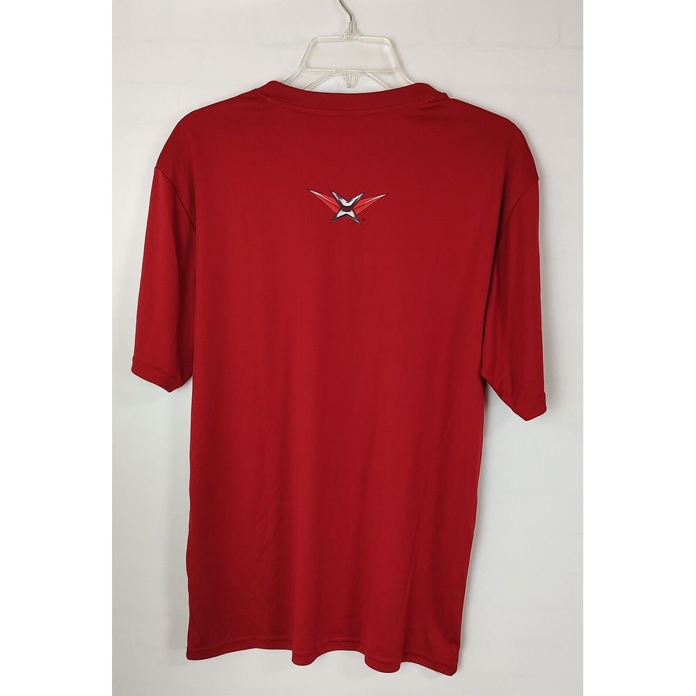 Topwater Brands Vexus Boats Mens Red Performance Graphic T-Shirt Size M BAW XT76 - Picture 2 of 8